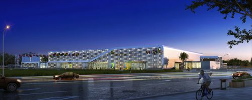 虎門展館夜景效果圖01